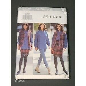 Vtg Sewing Pattern Butteric 3629 ©1994 Misses J.G. Hook Wardrobe,  Size 12-14-16
